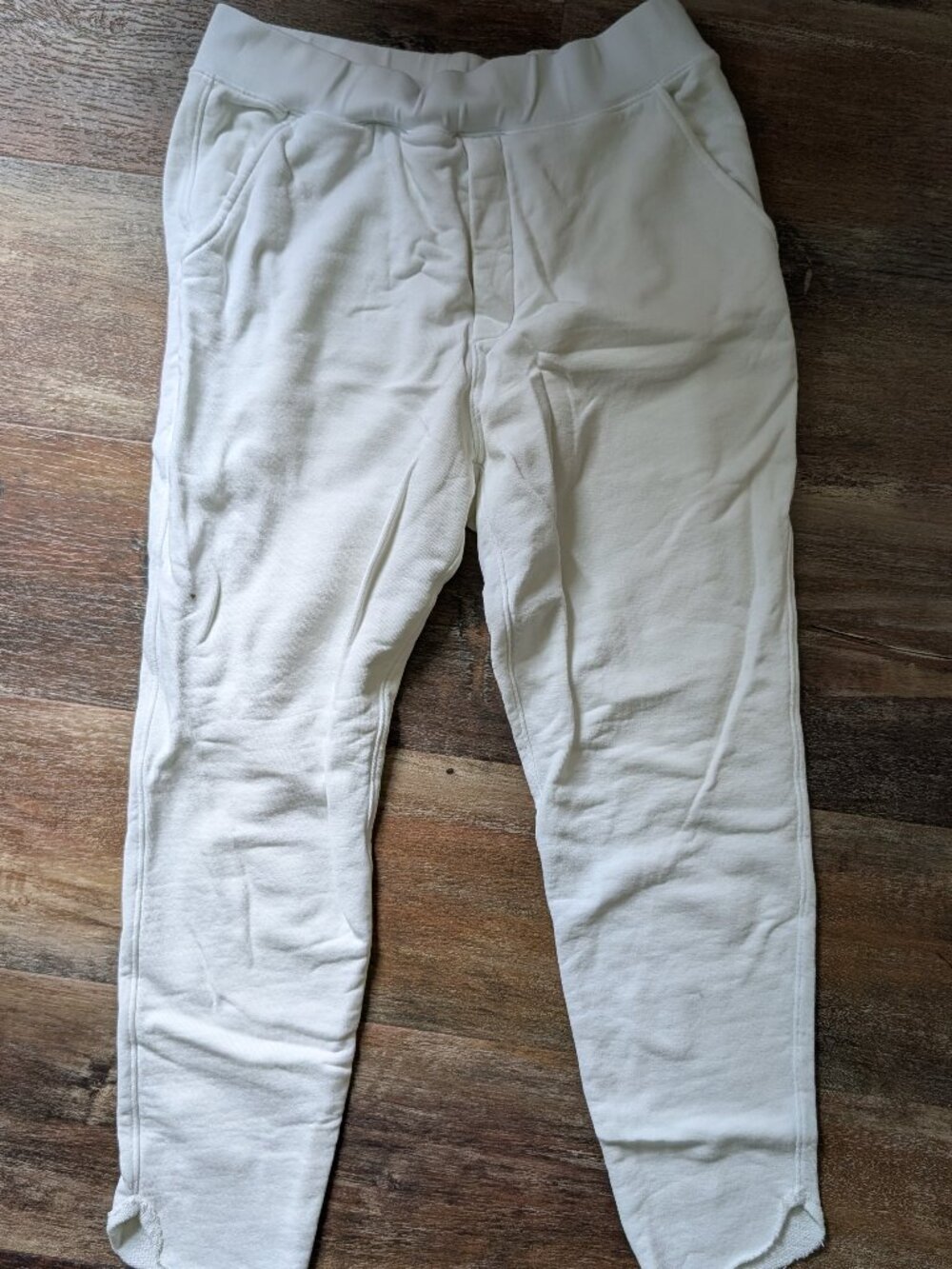 White sweatpants